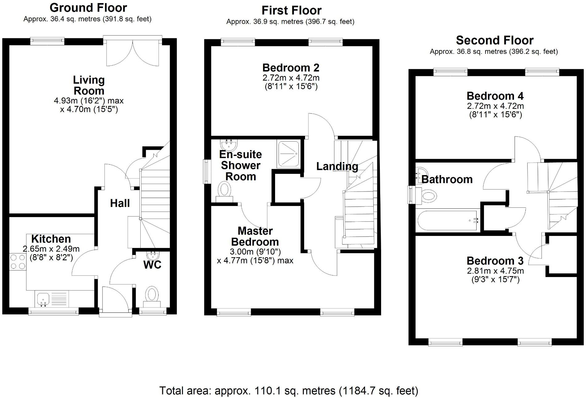 Cricketers Close, Royal Wootton Bassett, SN4 8JD floorplan