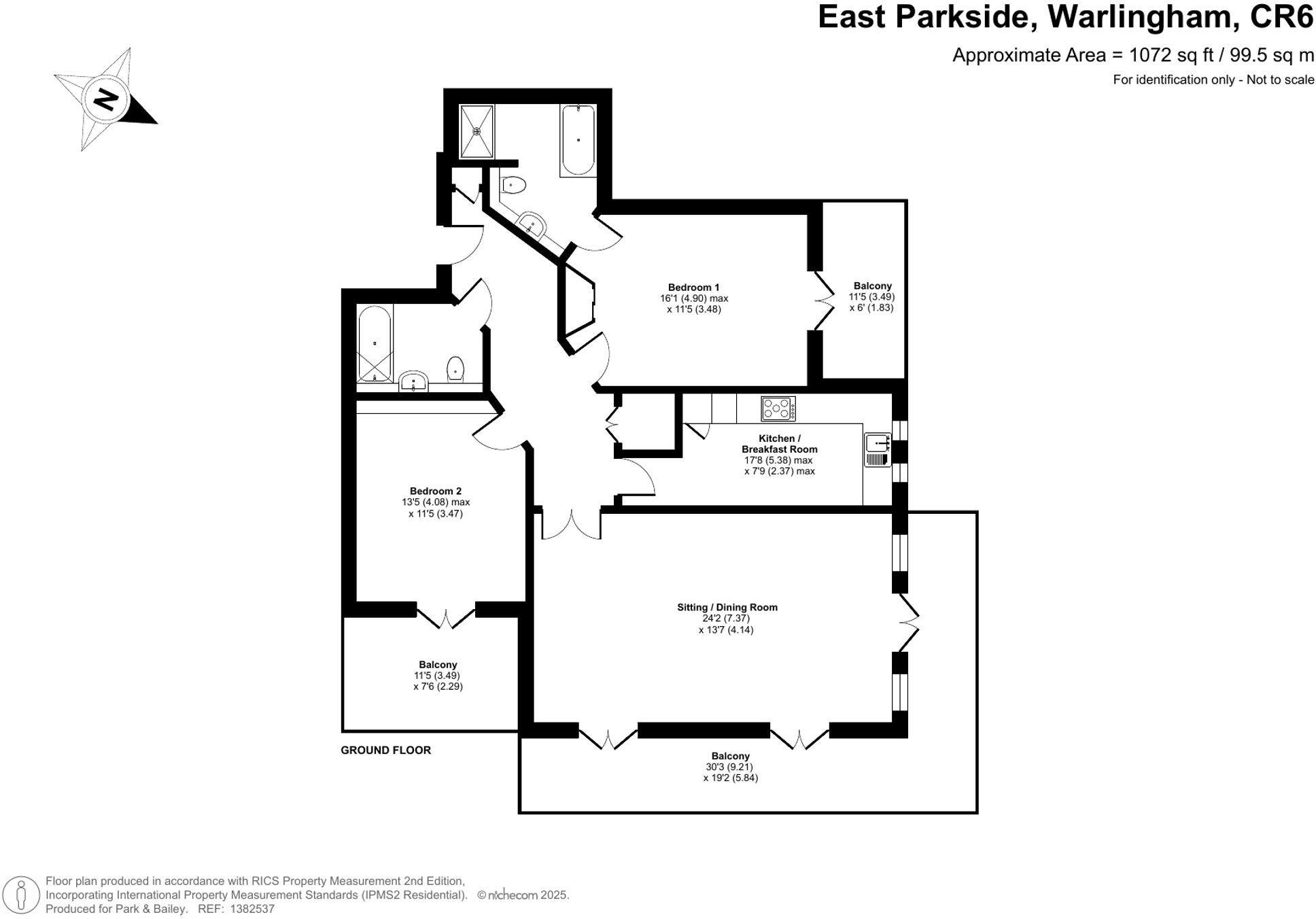 East Parkside, Willow House, CR6 floorplan