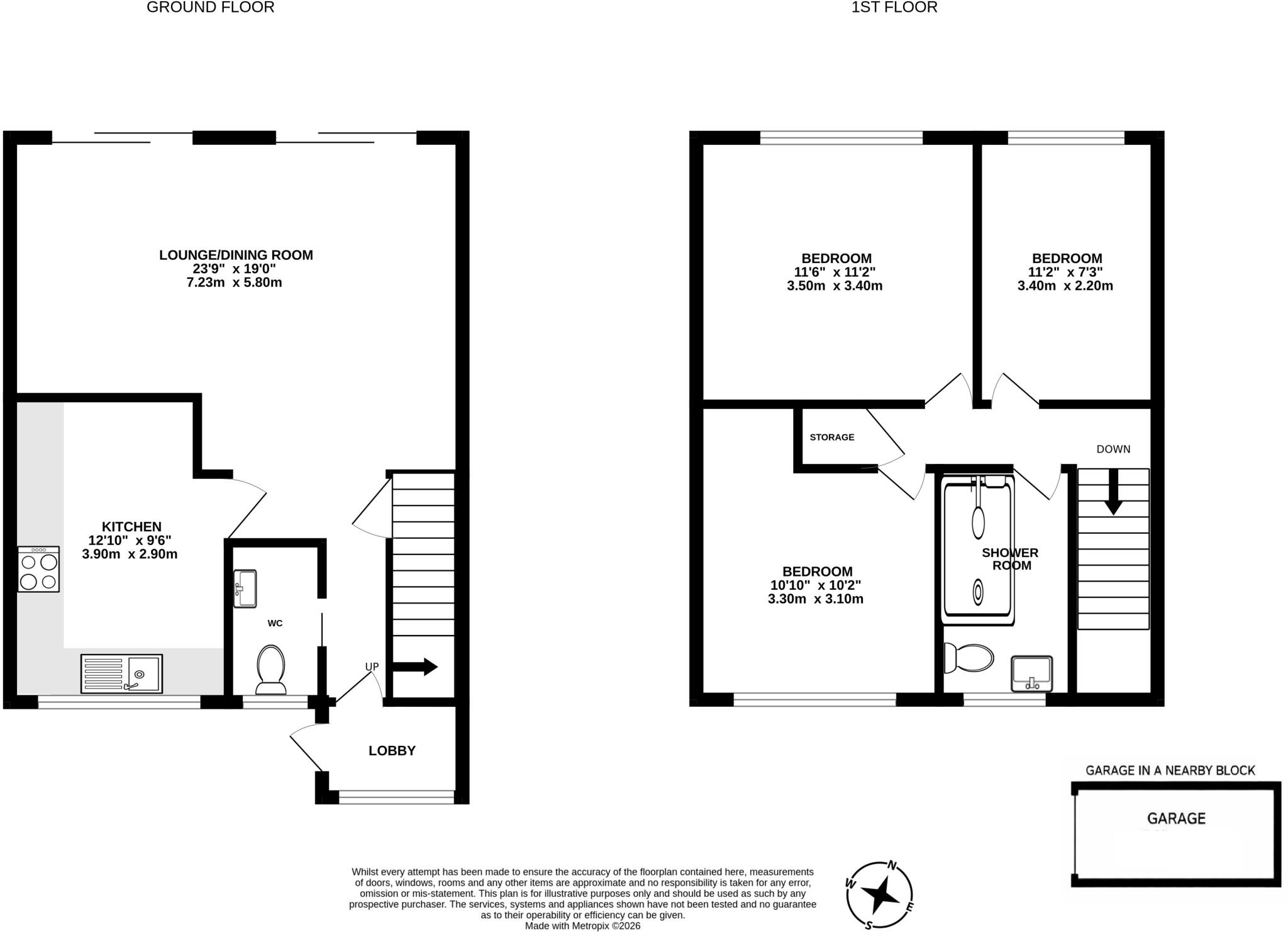 Jardine Way, Dunstable, Bedfordshire, LU5 floorplan