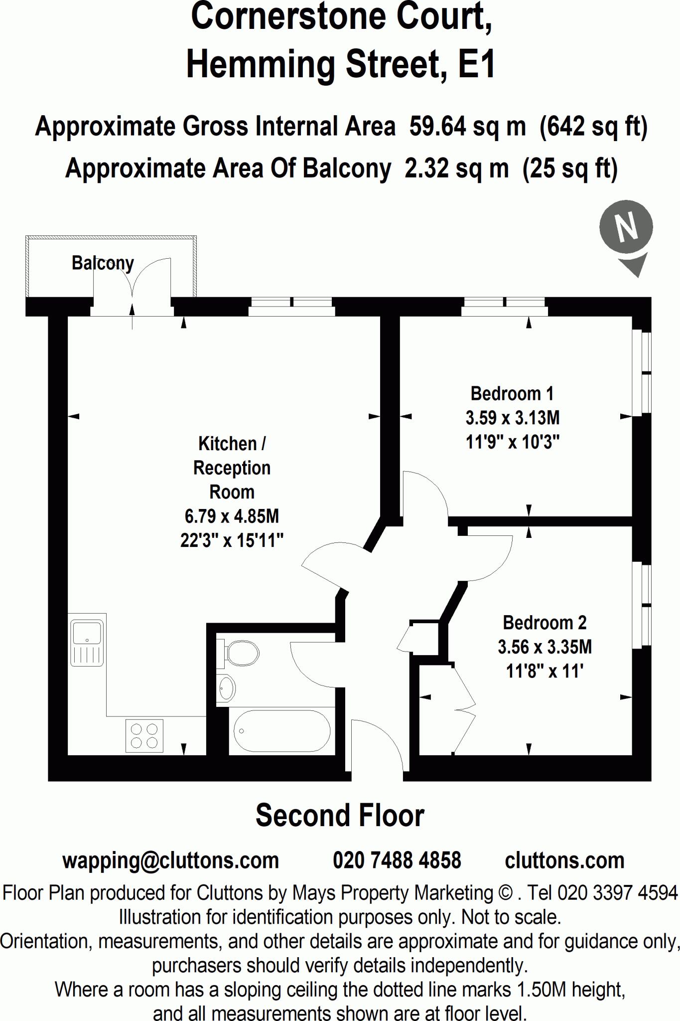2 Hemming Street London E1 floorplan