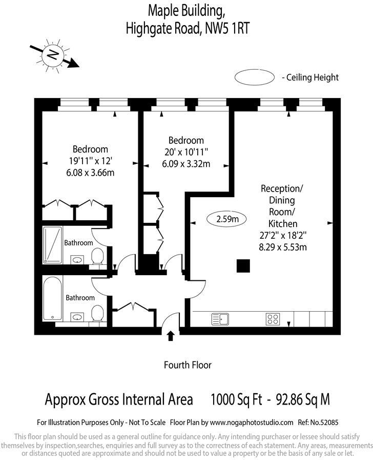 Highgate Road, London floorplan