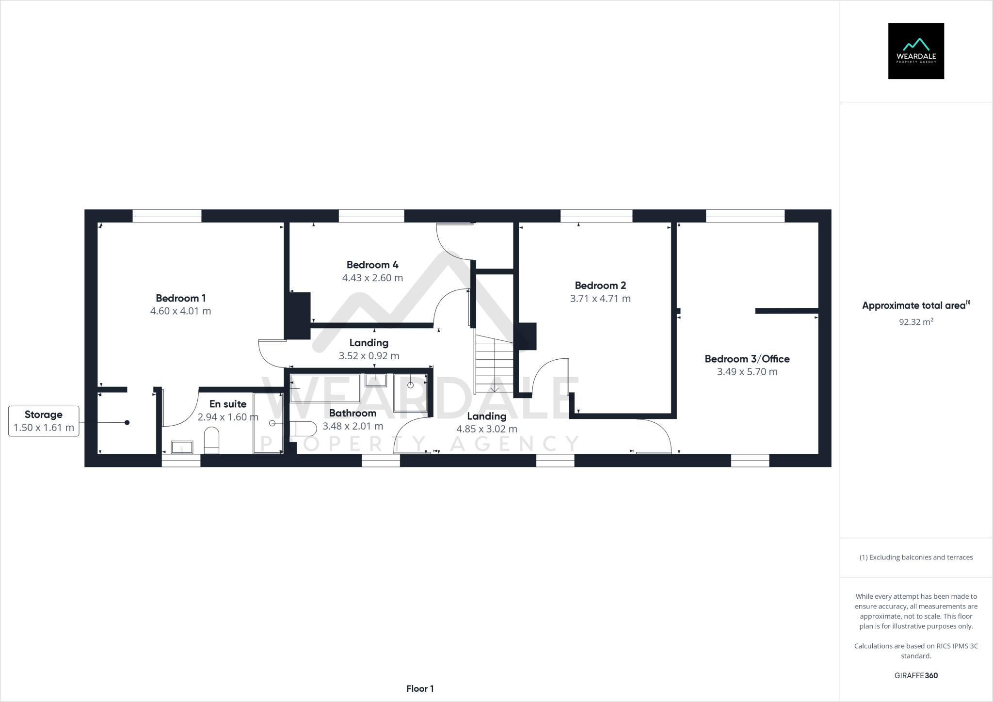 22 Burnfoot, Bishop Auckland, DL13 1QH floorplan