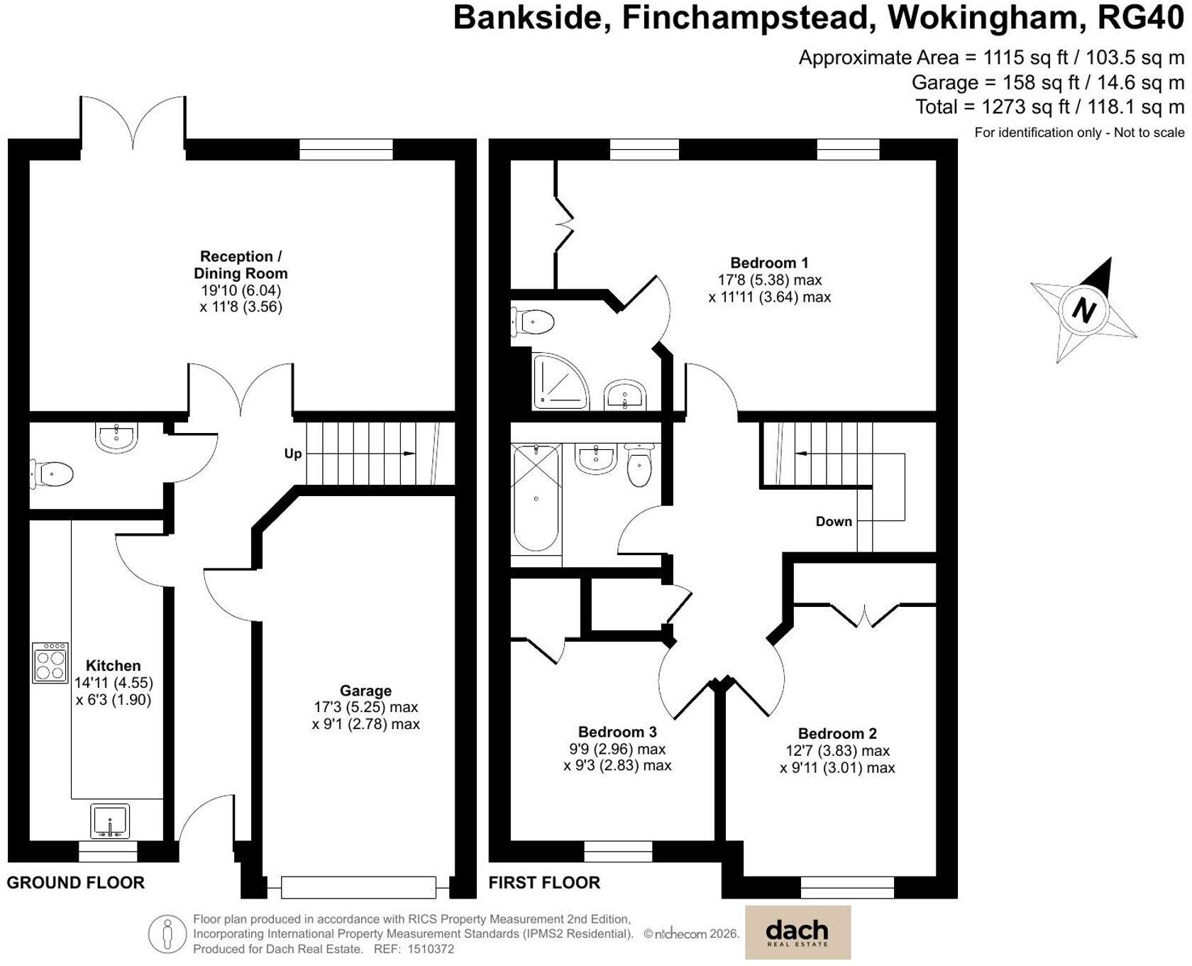 Bankside, Finchampstead, RG40 floorplan