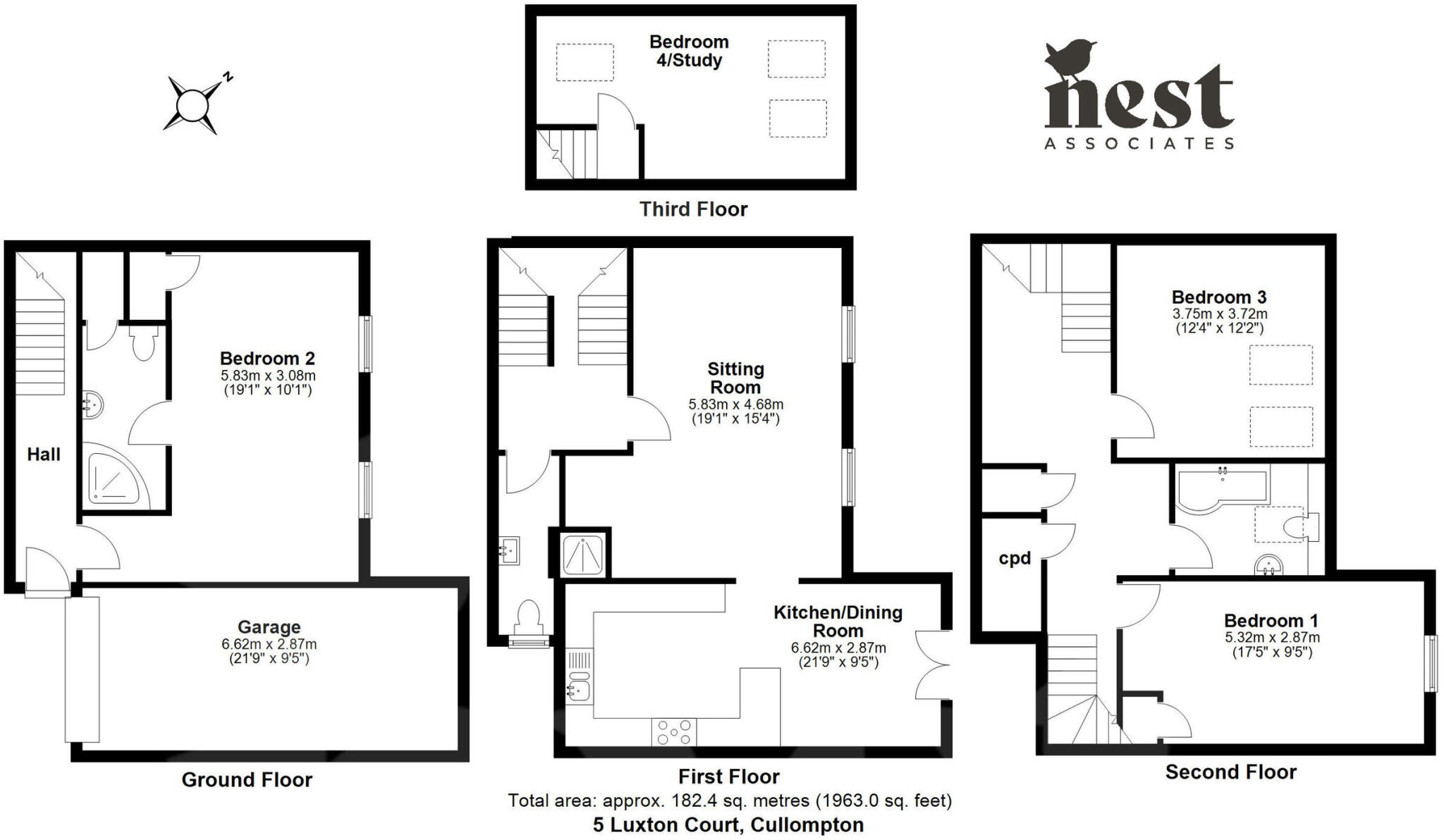 Luxton Court, Cullompton, Devon, EX15 1FJ floorplan