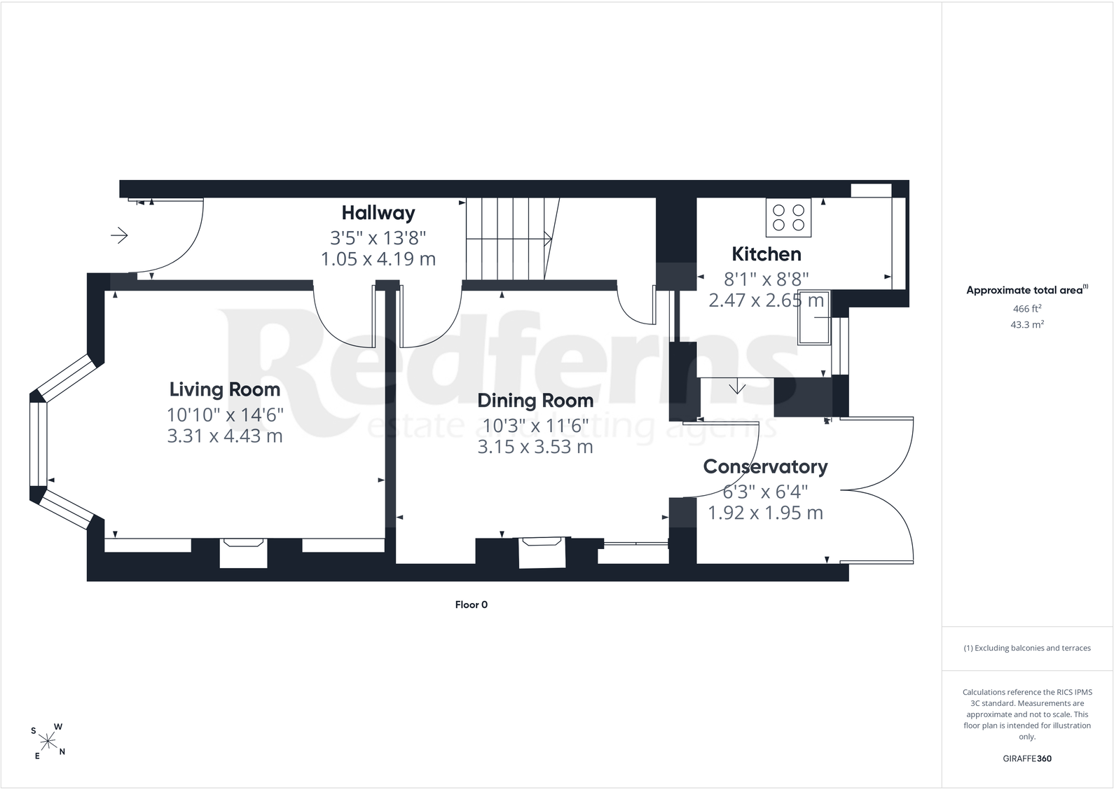 Ridgeway, Ottery St Mary, EX11 1DT floorplan