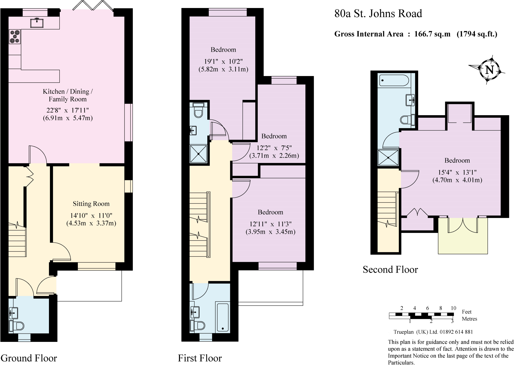 St. Johns Road, Sevenoaks, TN13 floorplan
