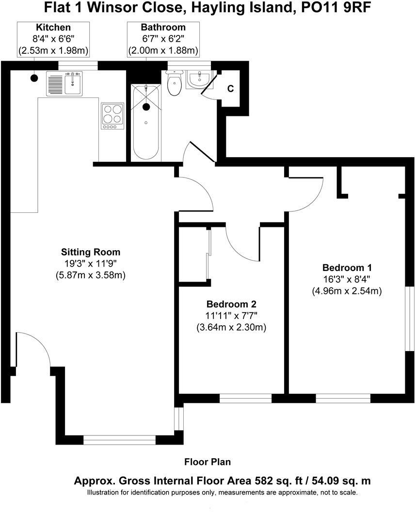 Winsor Close, Hayling Island floorplan