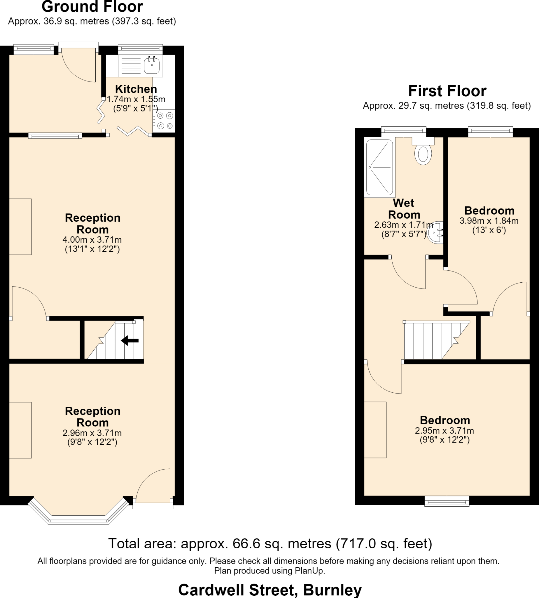 Cardwell Street, Burnley floorplan