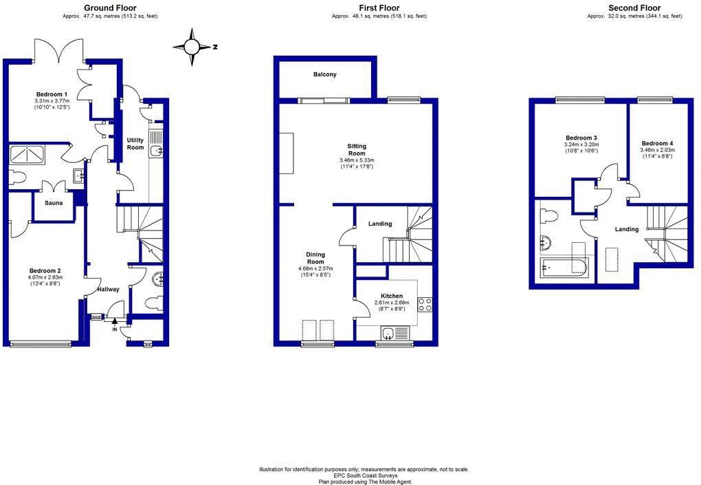 HAARLEM MEWS, CHRISTCHURCH floorplan