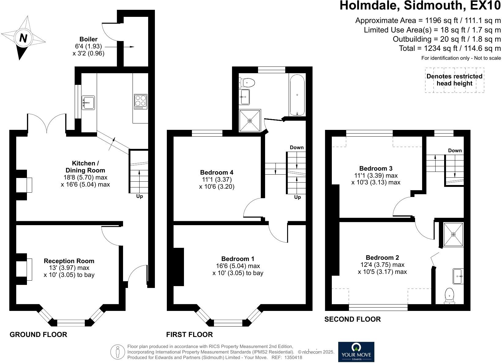 Holmdale, Sidmouth, Devon, EX10 floorplan