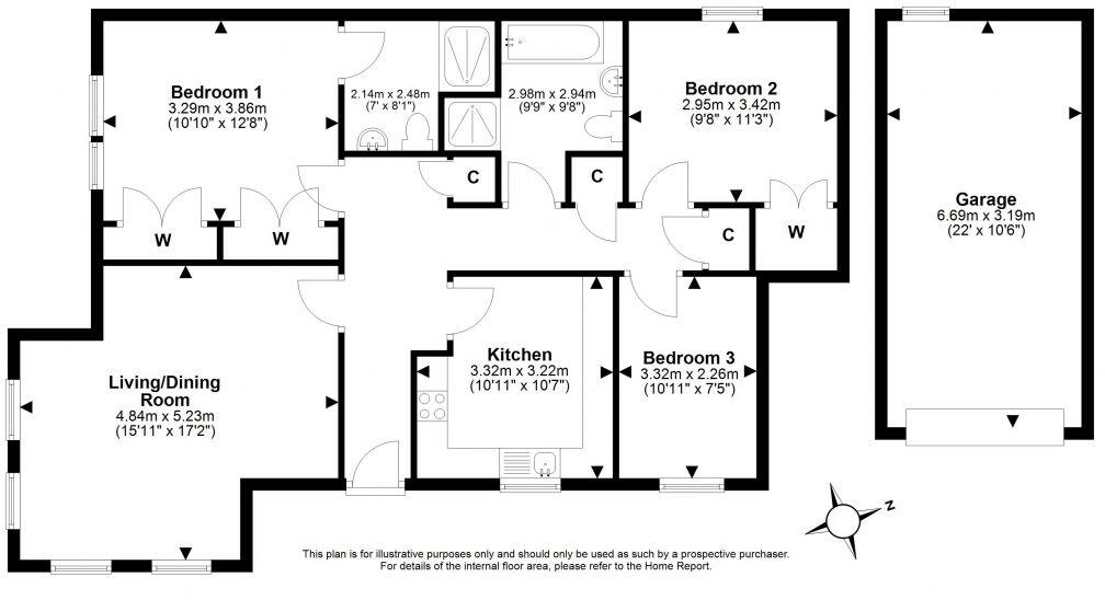 10 Littlejohn Avenue, Greenbank, Edinburgh, EH10 5TG floorplan