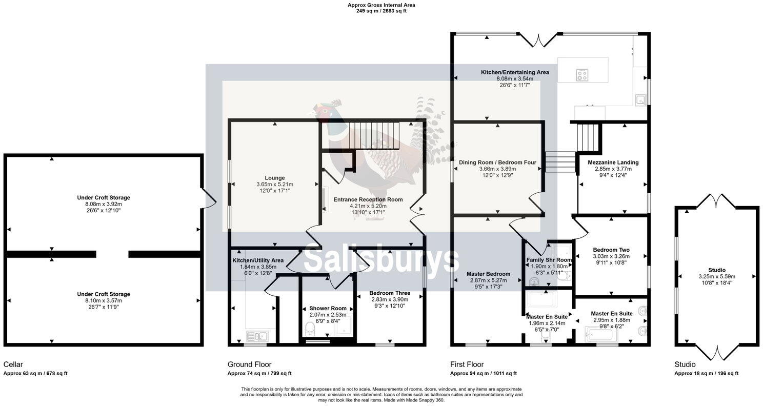 Hillside Warracott, Chillaton, PL16 0HE floorplan