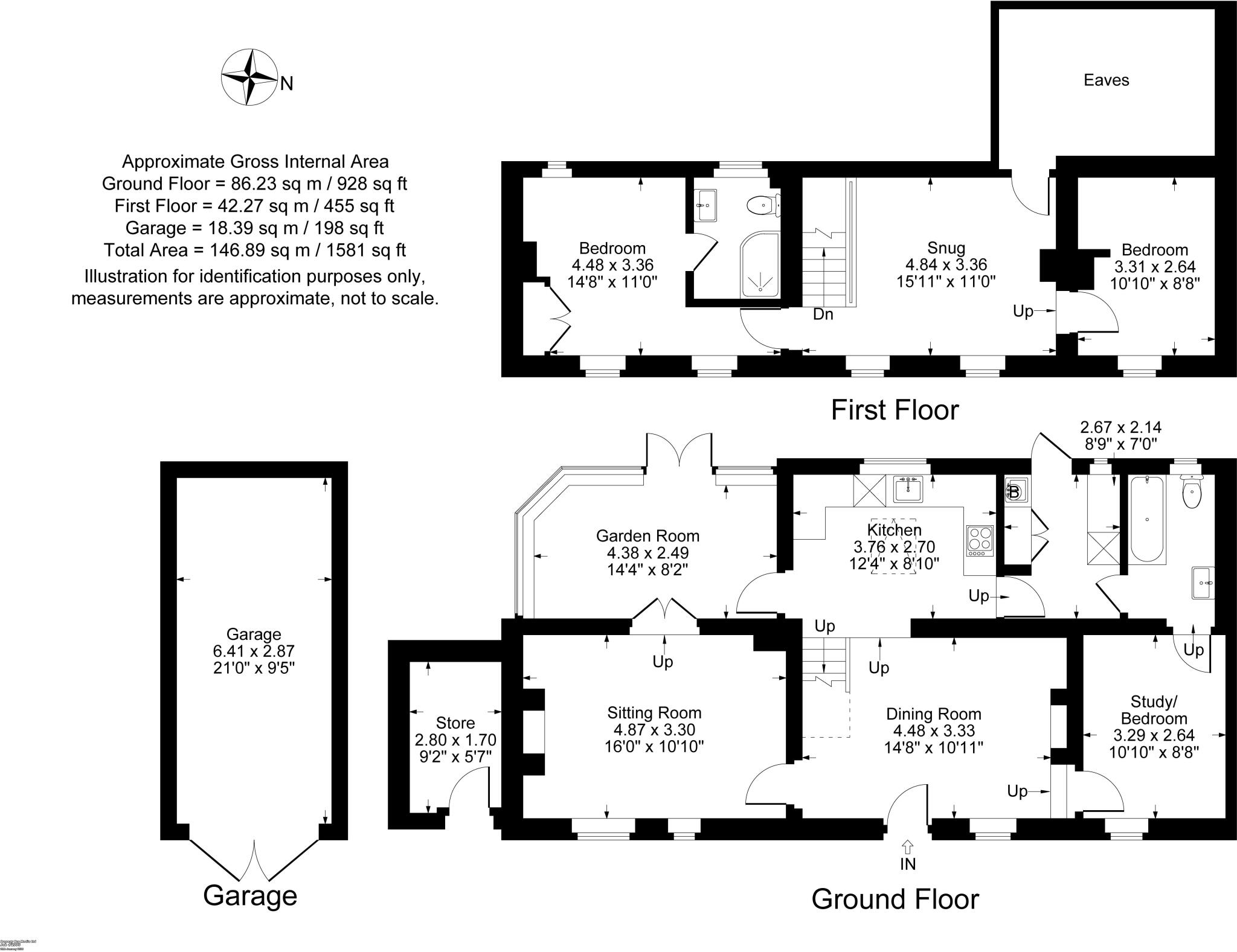 Worton Road, Middle Barton, Chipping Norton, Oxfordshire, OX7 floorplan