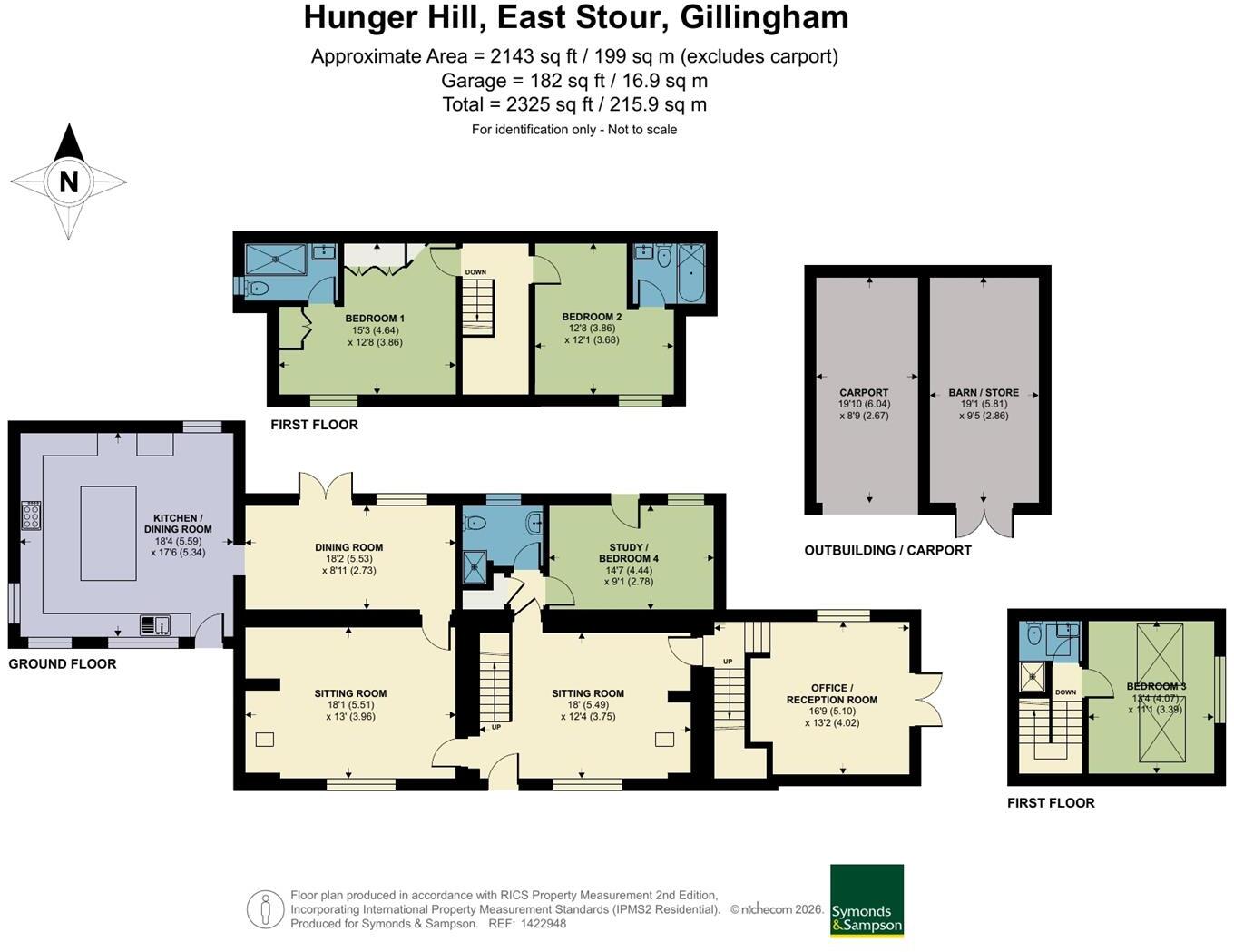 Hunger Hill, East Stour, Gillingham floorplan