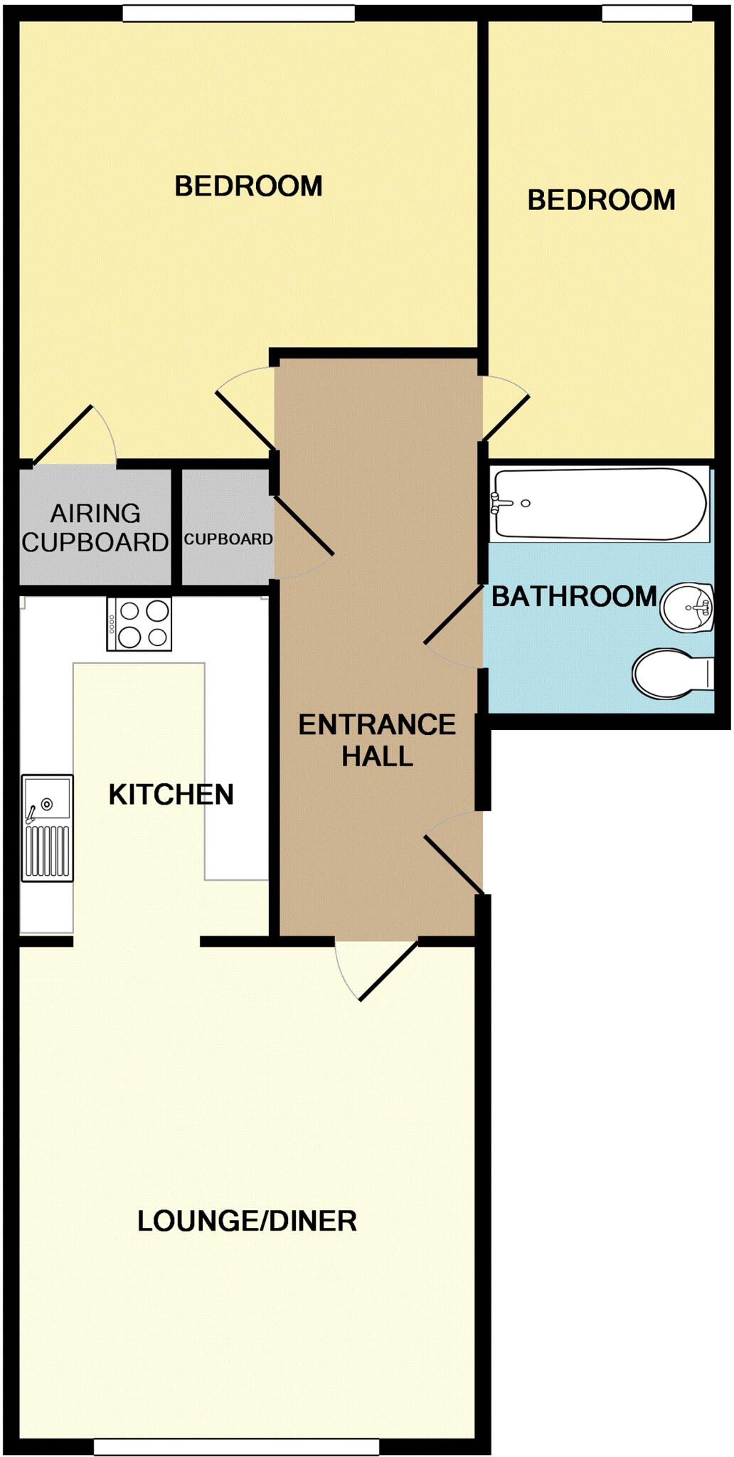 Newtown, Uckfield floorplan