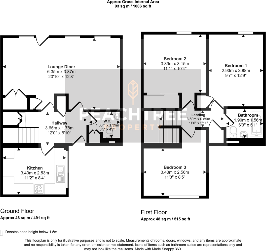 Mains Hill, Erskine, Renfrewshire floorplan