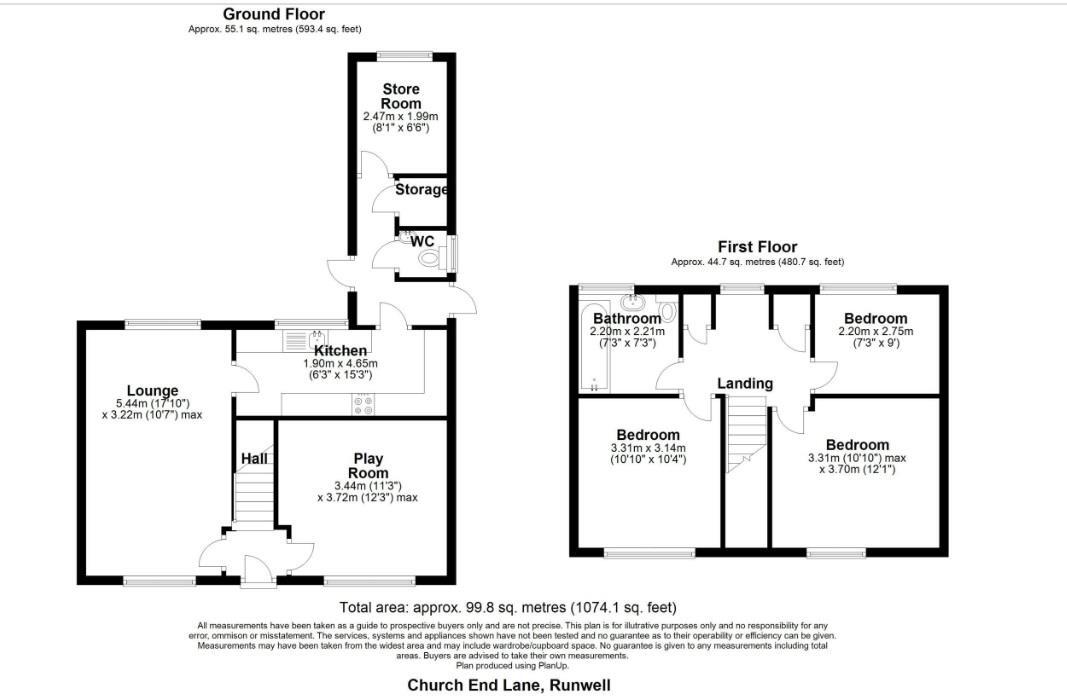 Video Presentation Inside - Church End Lane, Runwell, Wickford floorplan