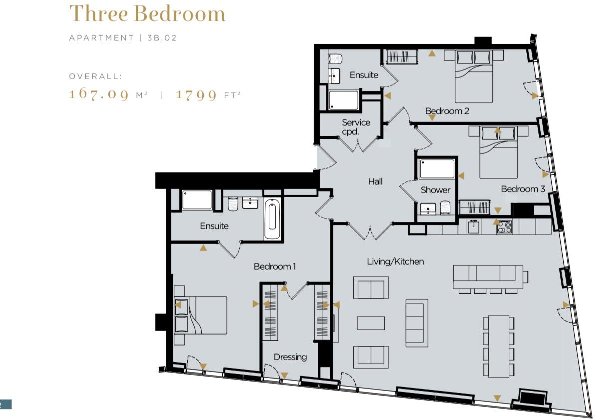 9 Owen Street, Deansgate Square, Manchester, M15 floorplan