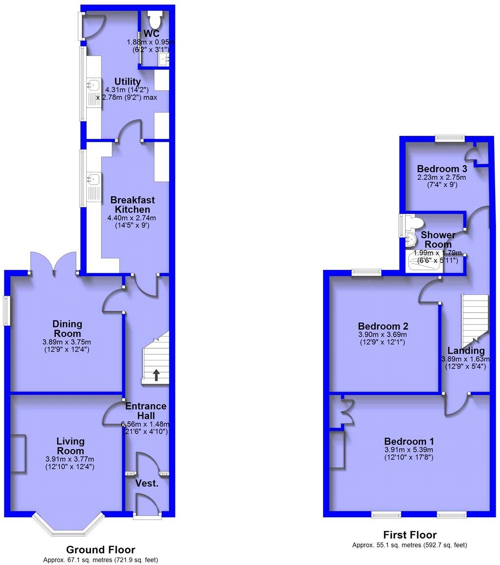 Whalley Road, Pendleton, Clitheroe, Lancashire, BB7 floorplan