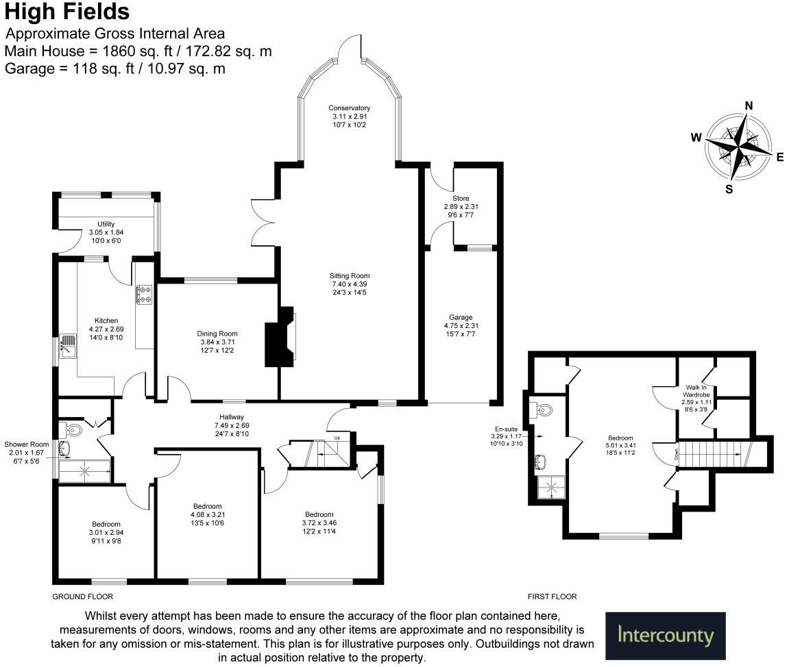High Fields, Dunmow, Essex, CM6 floorplan
