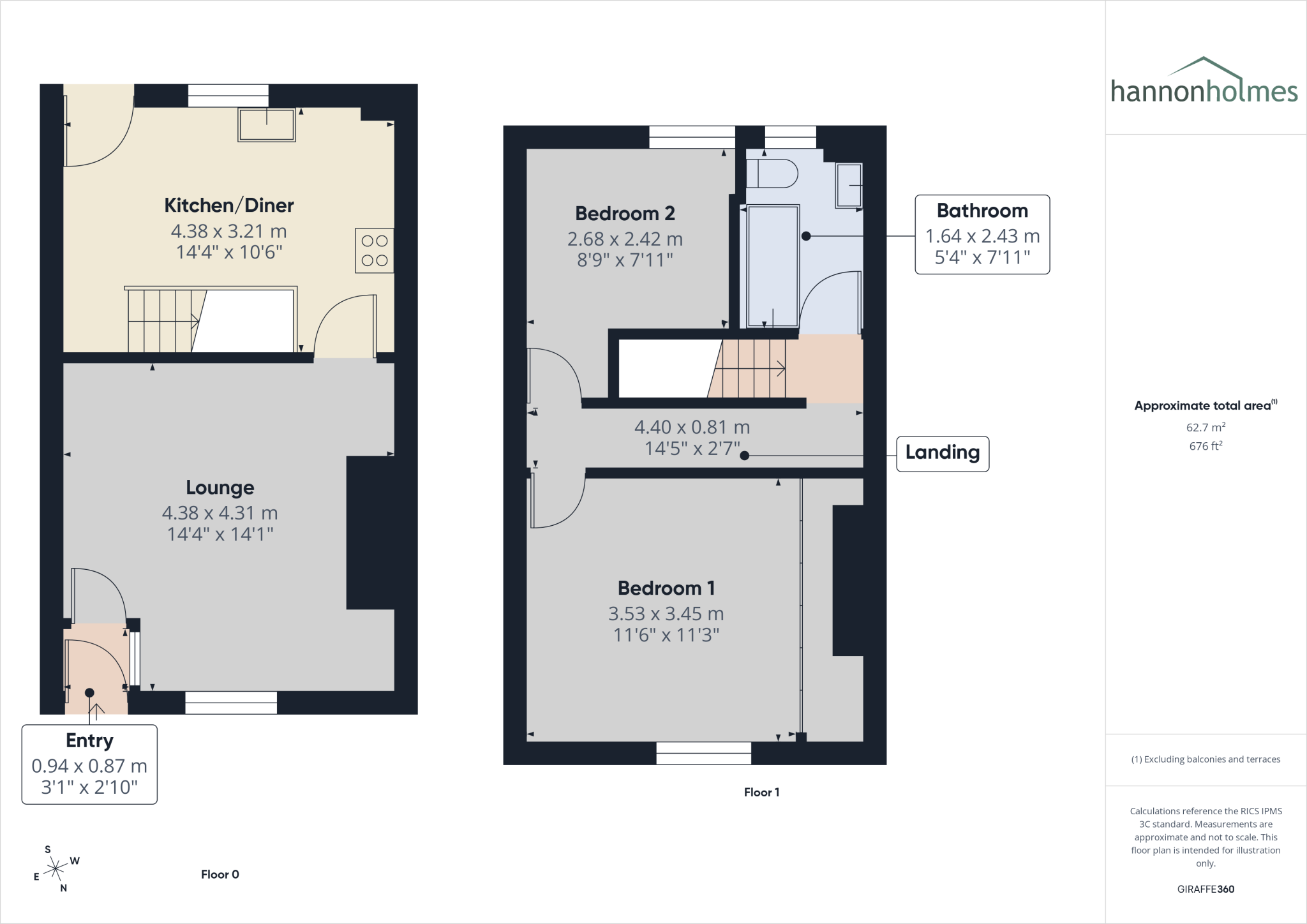 James Street, Little Lever, Bolton floorplan