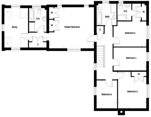 Plot 60 - The Sparrowhawk, Oak Grove, Eyke, Nr Woodbridge, Suffolk floorplan