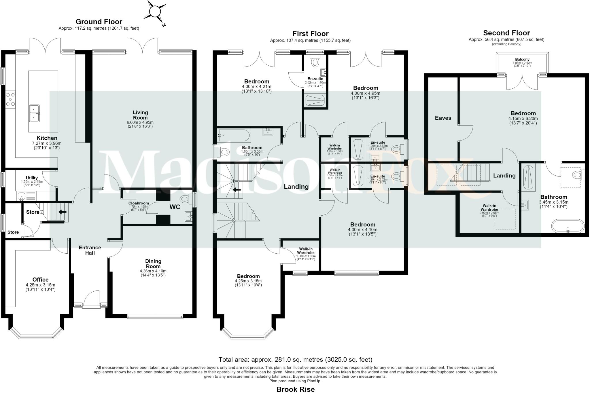 Brook Rise, Chigwell, Essex, IG7 floorplan