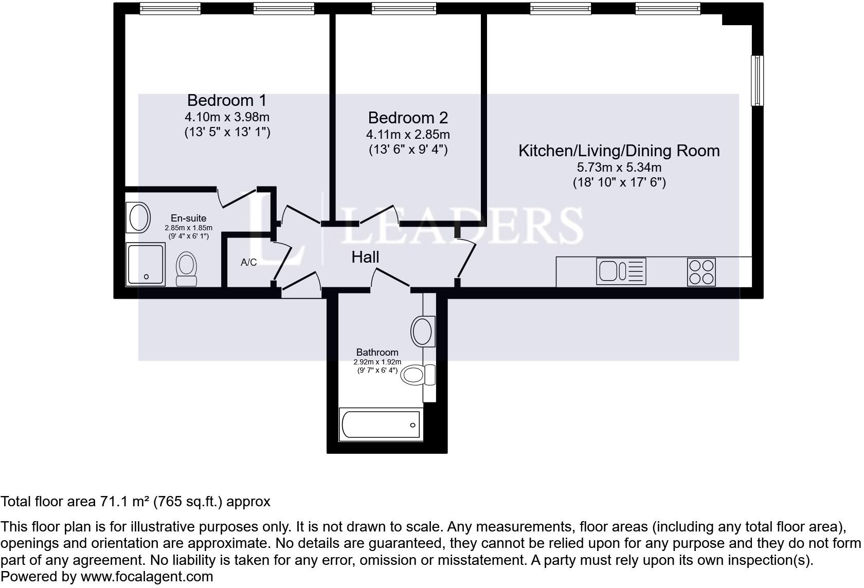 Beauvais Square, Bedford, MK42 floorplan