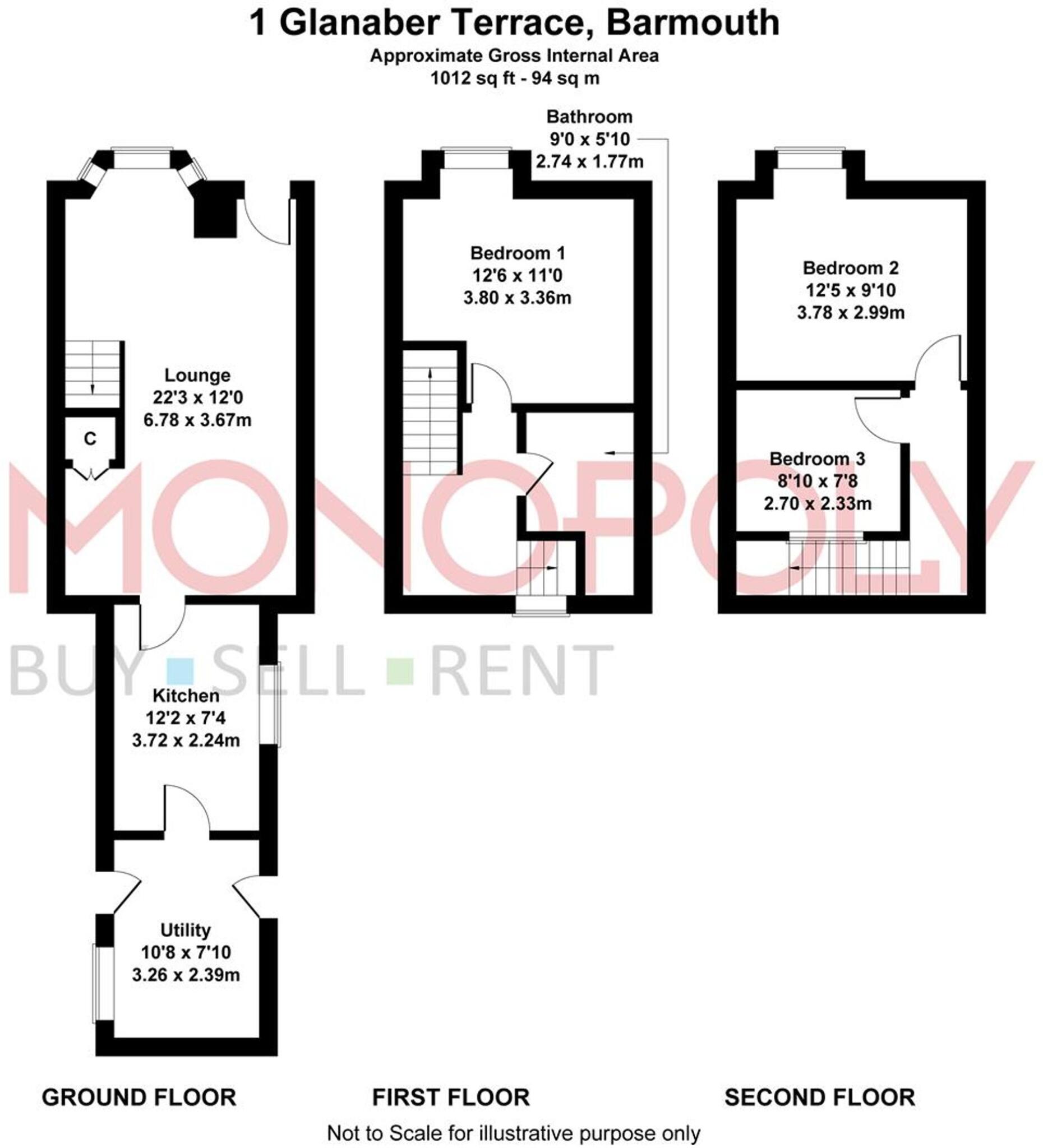 Church Street, Barmouth, LL42 floorplan