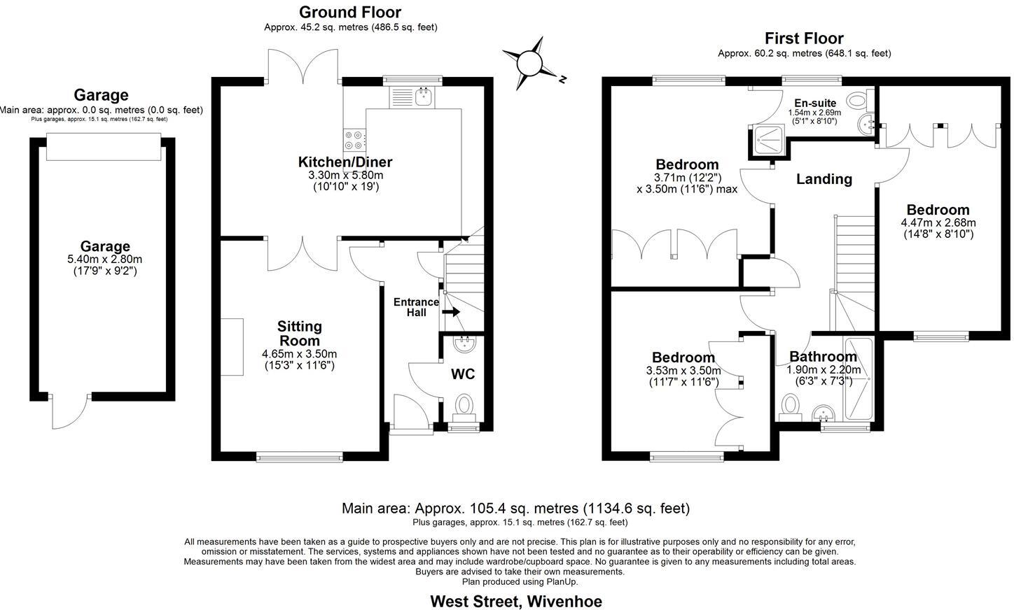 West Street, Wivenhoe, Colchester floorplan