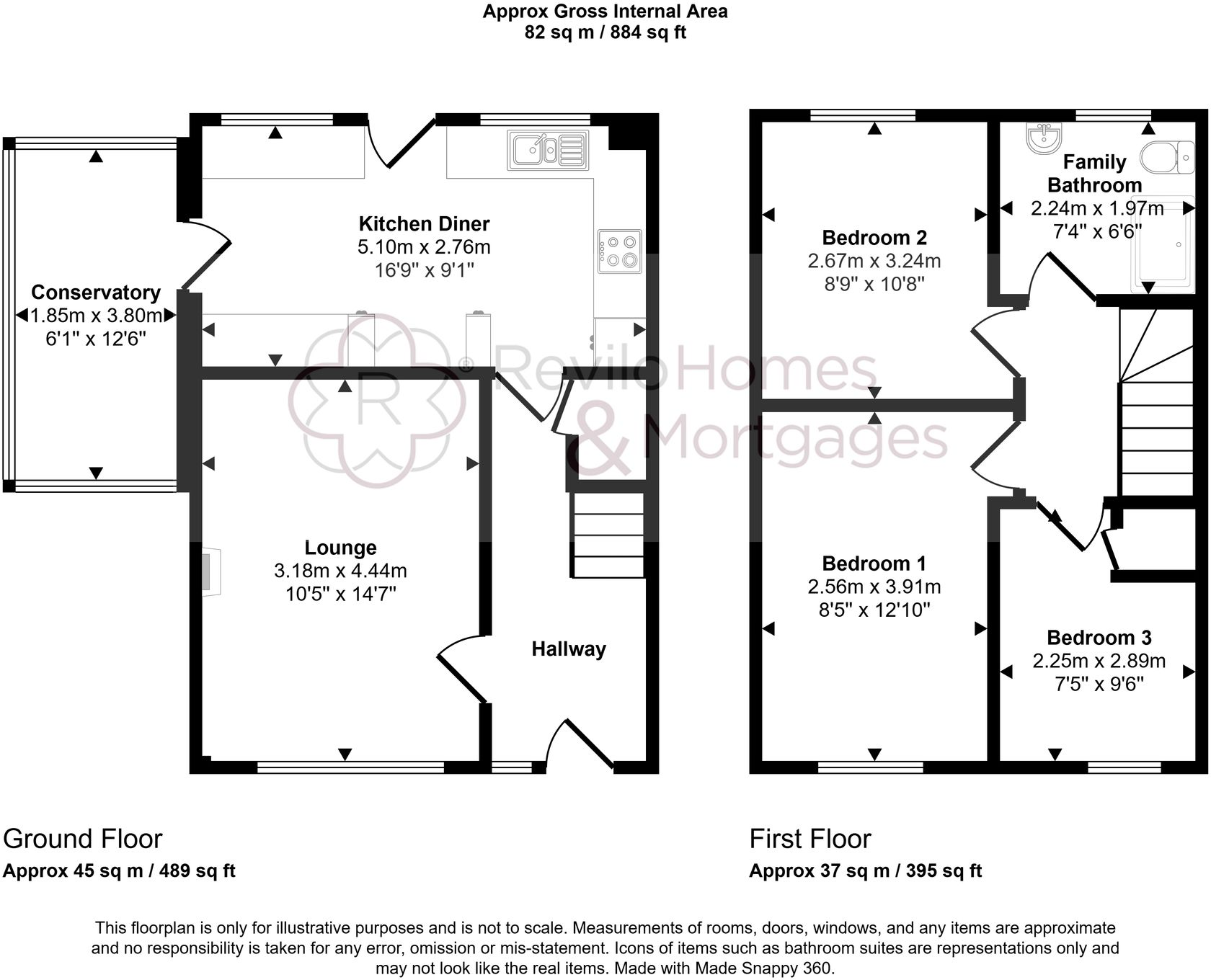 Coupland Close, Whitworth, OL12 floorplan