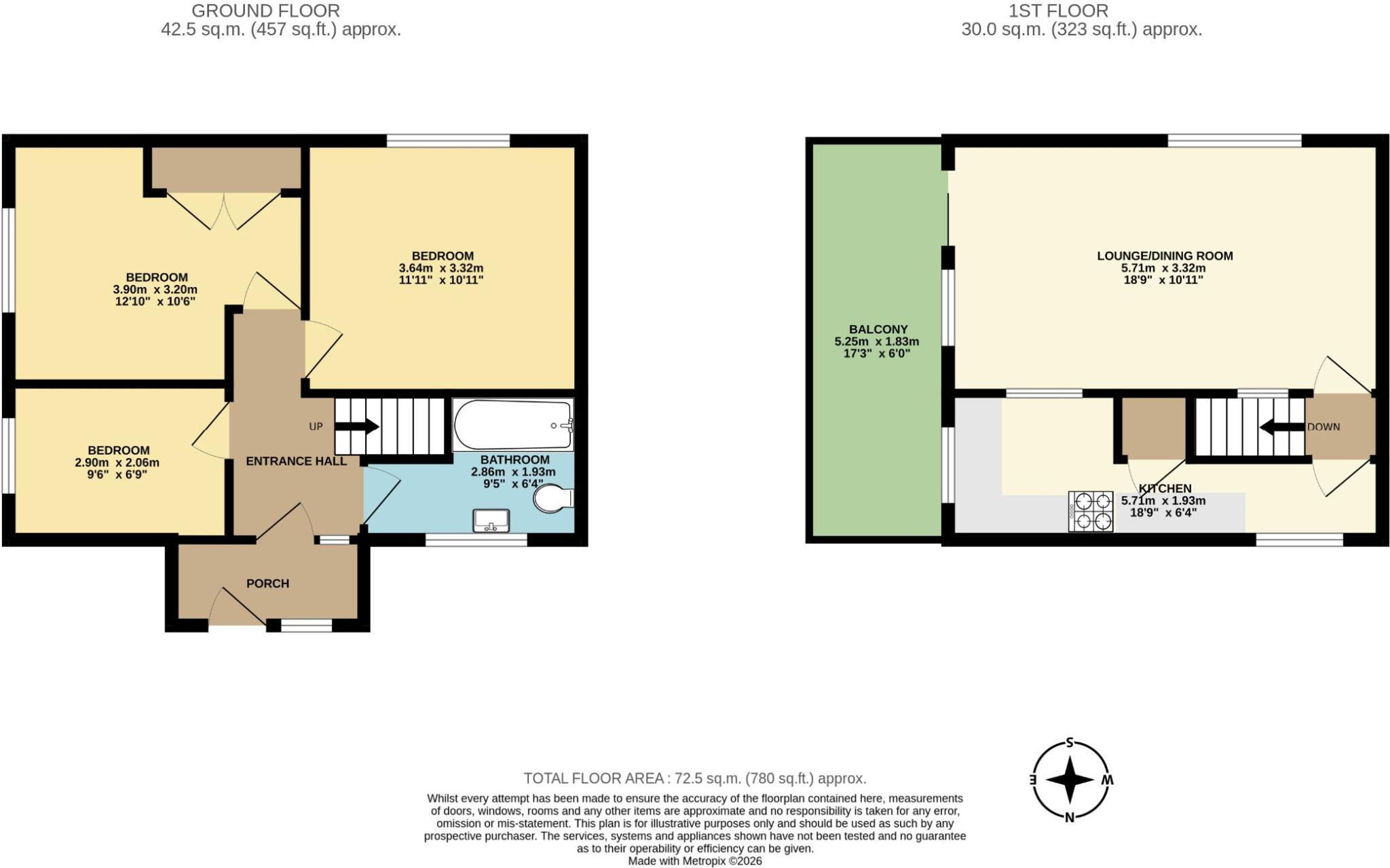 Penwill Way, Paignton floorplan