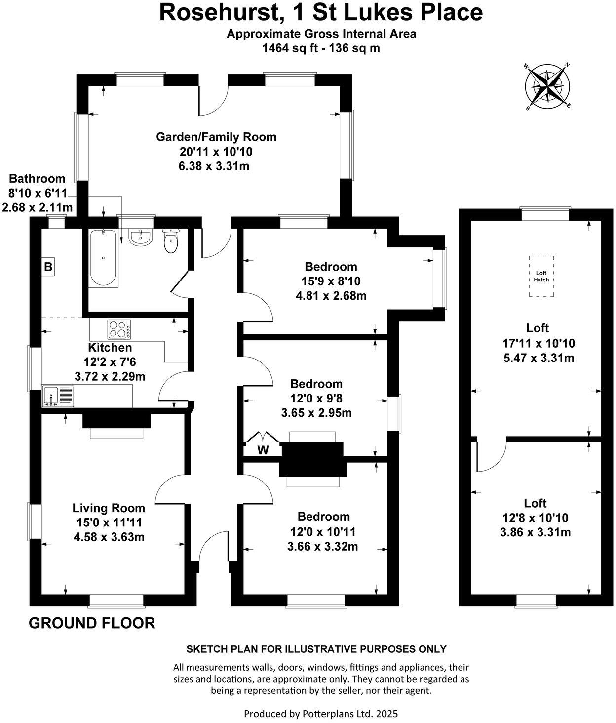 St Lukes Place, Cheltenham, GL53 floorplan