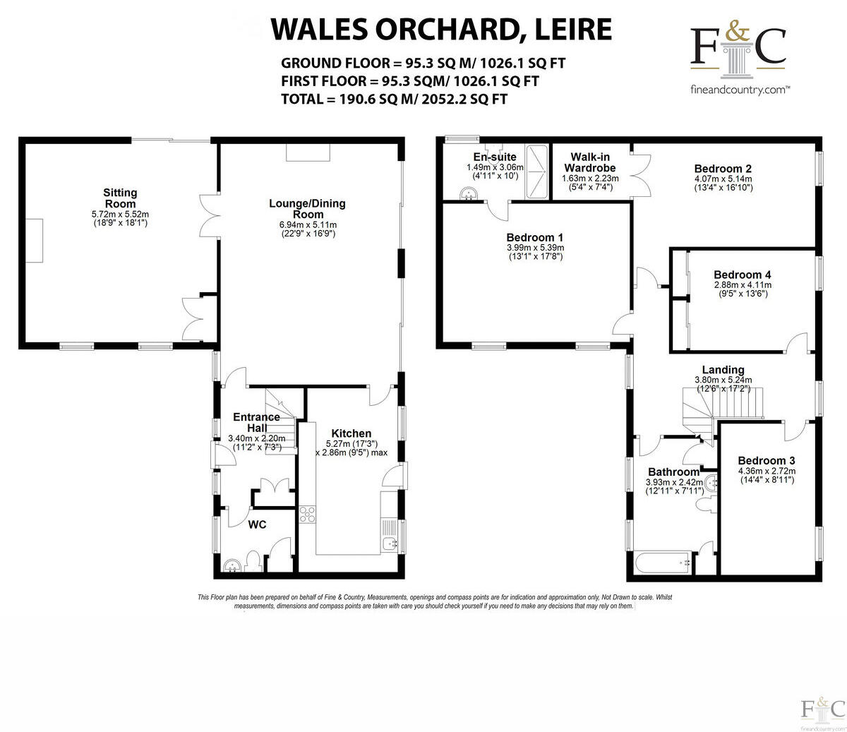 Wales Orchard, Leire, LE17 floorplan