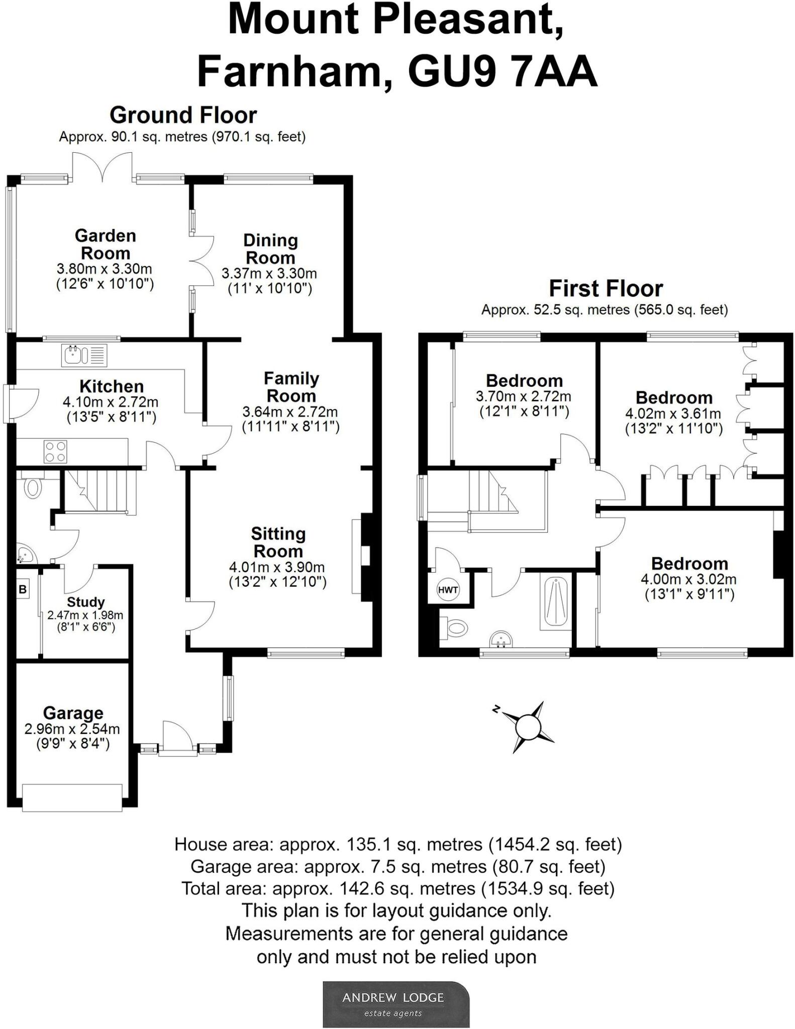 8, Mount Pleasant, Farnham, GU9 floorplan