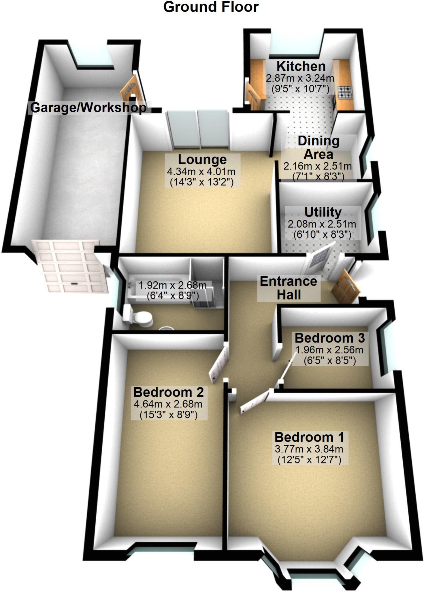 Fountain Street, Roberttown, WF15 floorplan