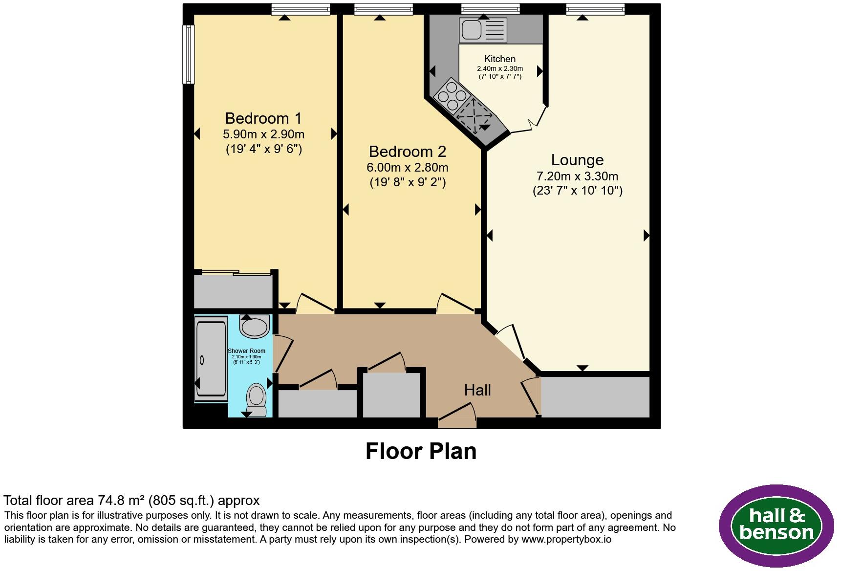 Kedleston Close, Belper floorplan