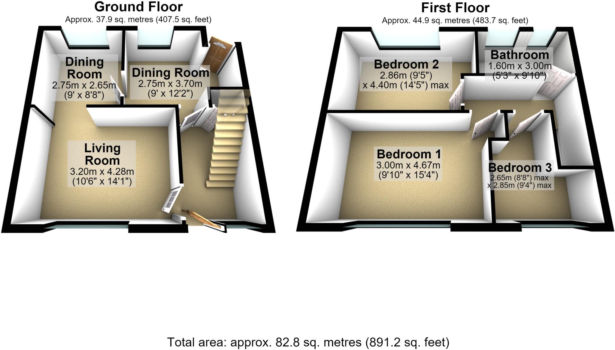 Dunkery Road, Manchester floorplan