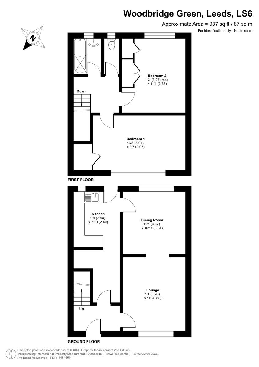 Woodbridge Green, Leeds, LS6 3 floorplan