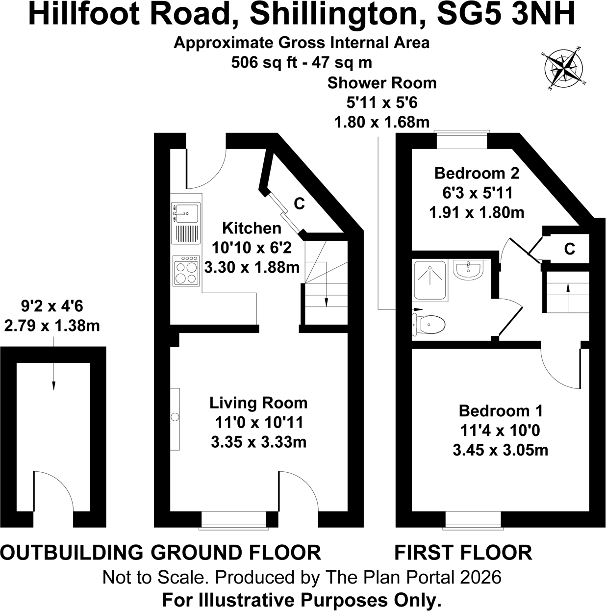 Hillfoot Road, Shillington, Central Bedfordshire, SG5 floorplan