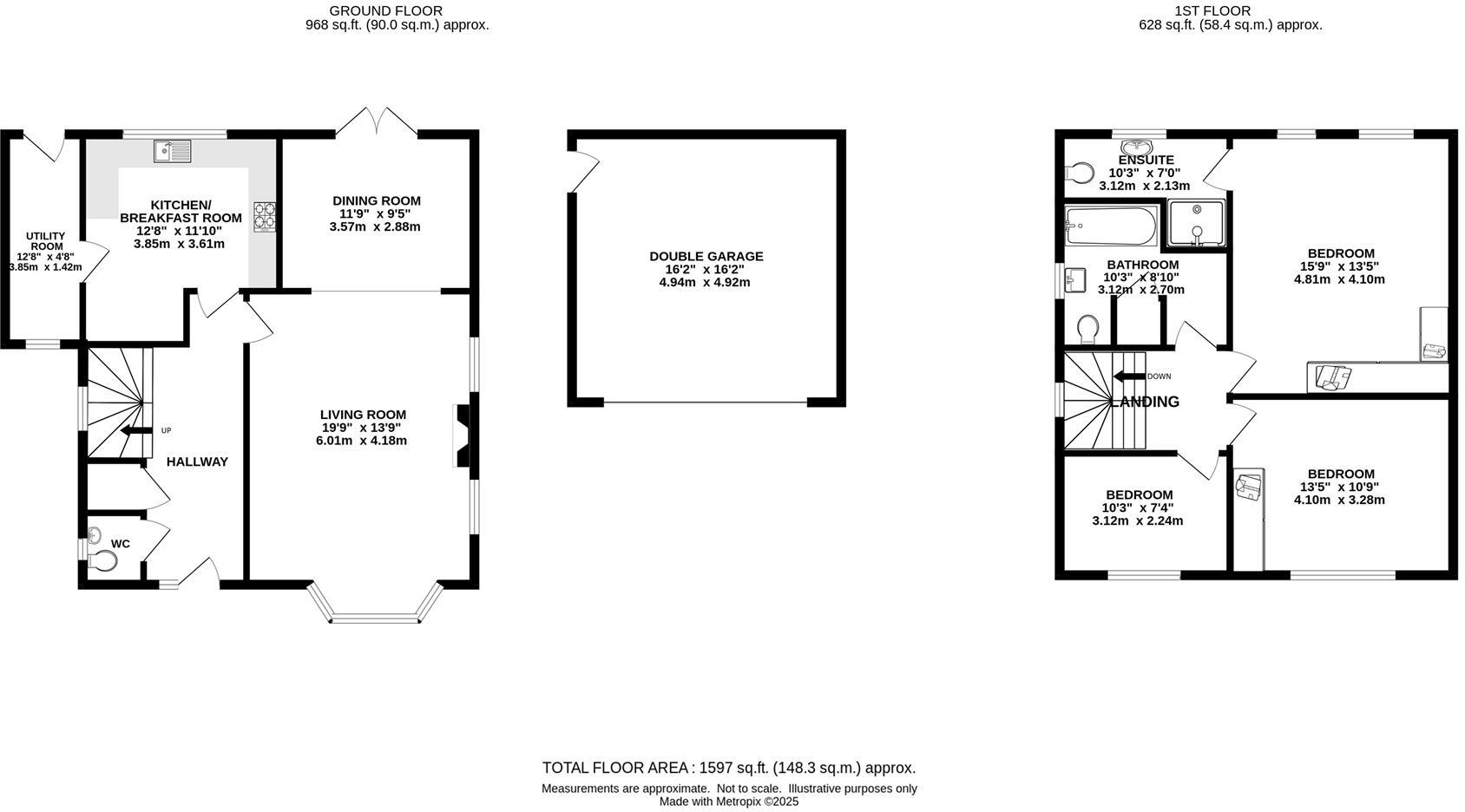 St. Georges Close, Hook End floorplan