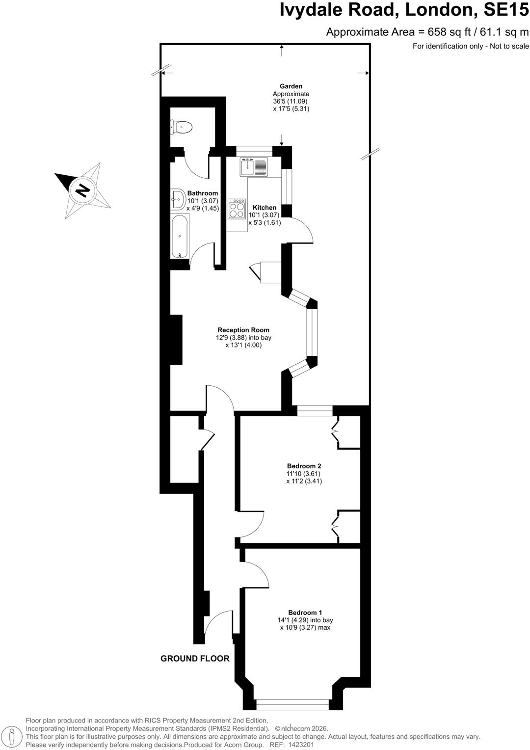 Ivydale Road, London floorplan