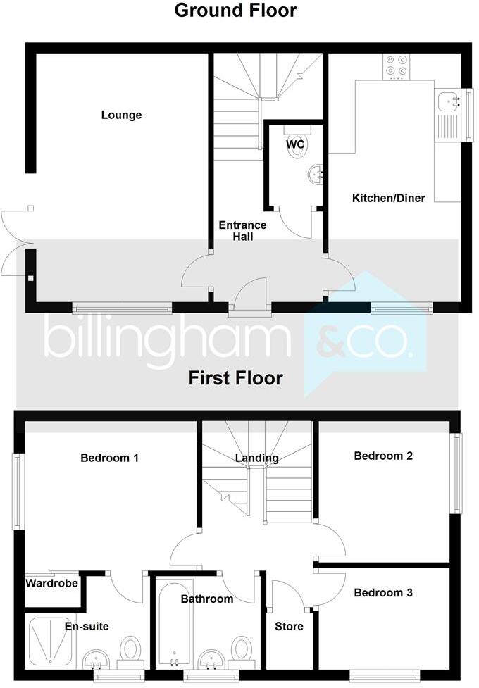 Cascade Way, Dudley floorplan