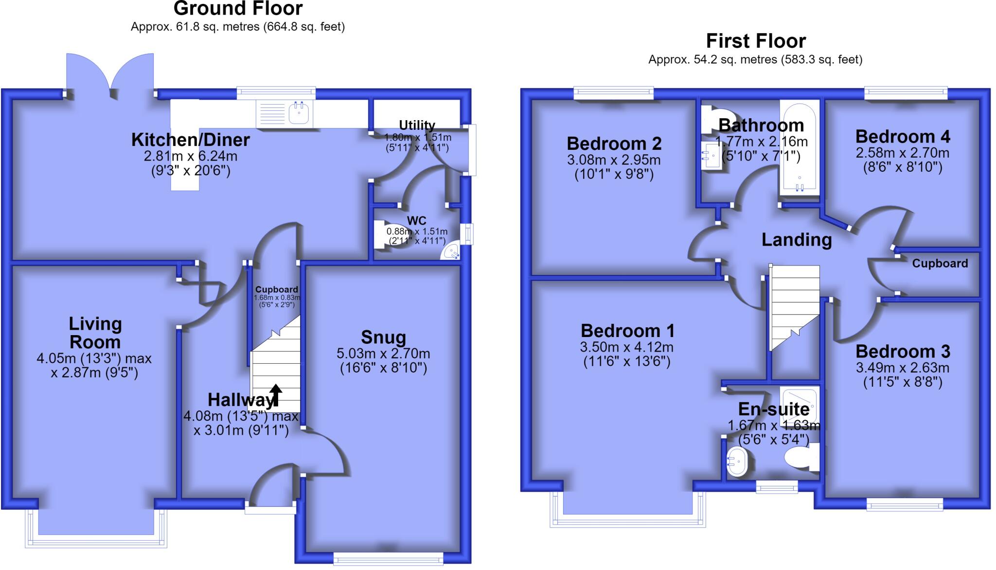 Campbell Close, Blackburn, Lancashire, BB2 floorplan