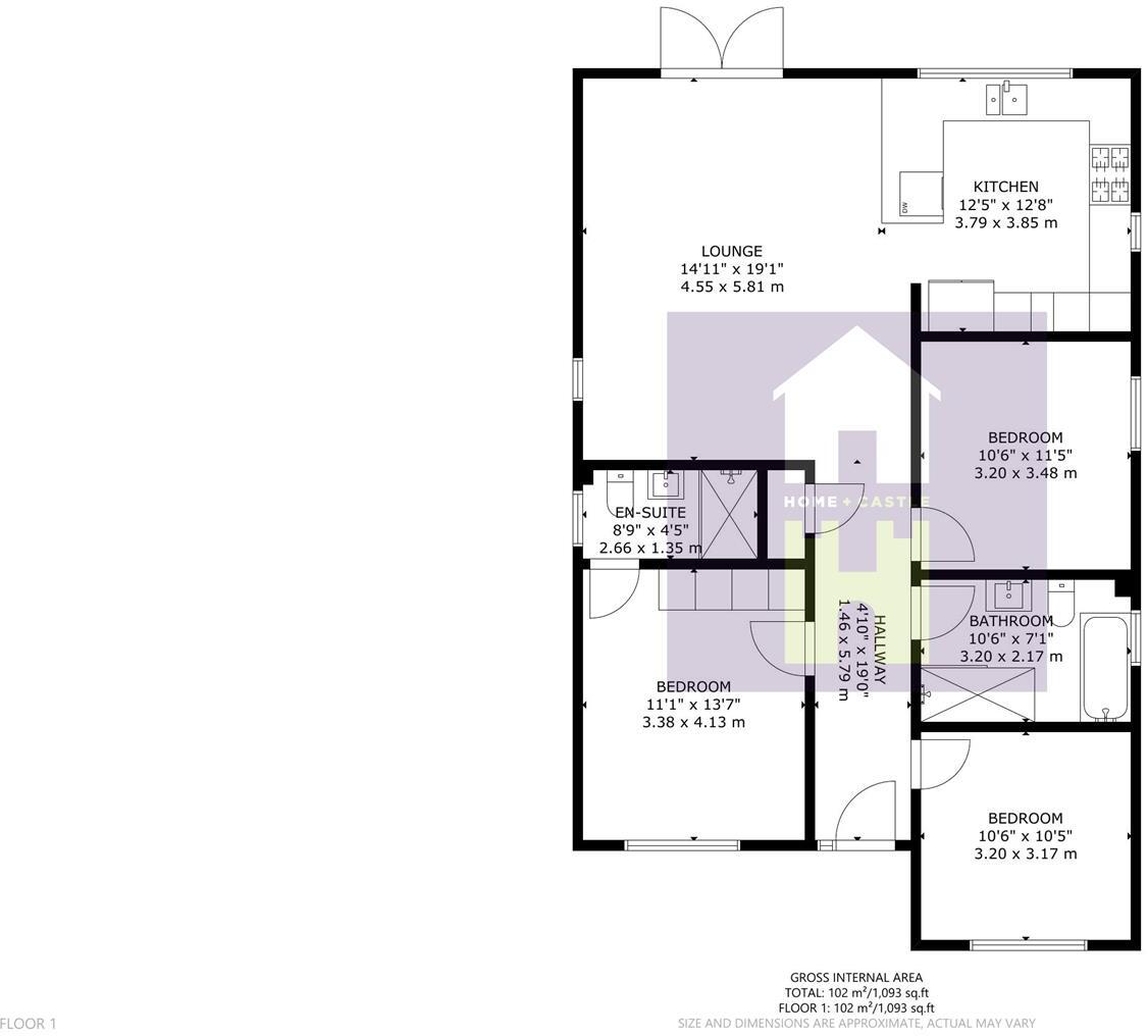 Gurney Close, Broad Oak floorplan