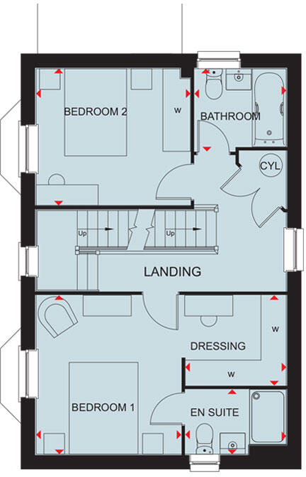 Abbey View Road, 
Whitby,
YO22 4FR floorplan