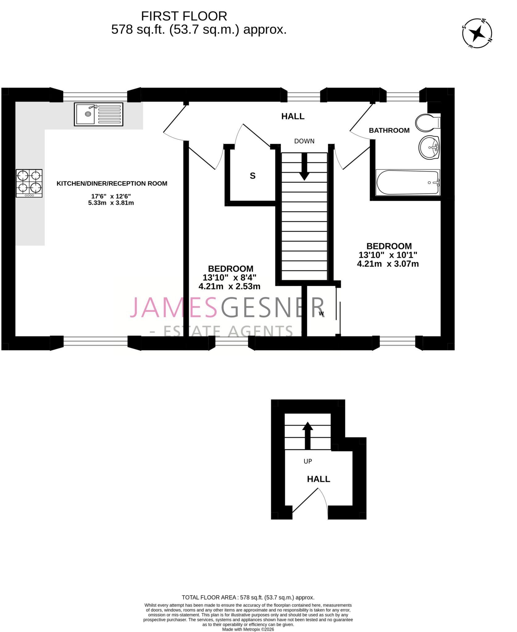 Ivy Close, Harwell floorplan