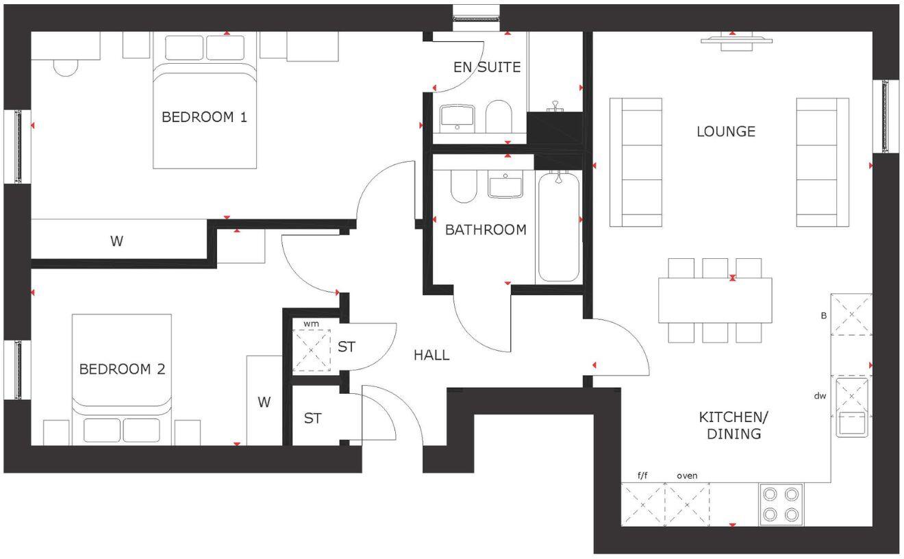 Younger Gardens,
St. Andrews,
KY16 8AB floorplan