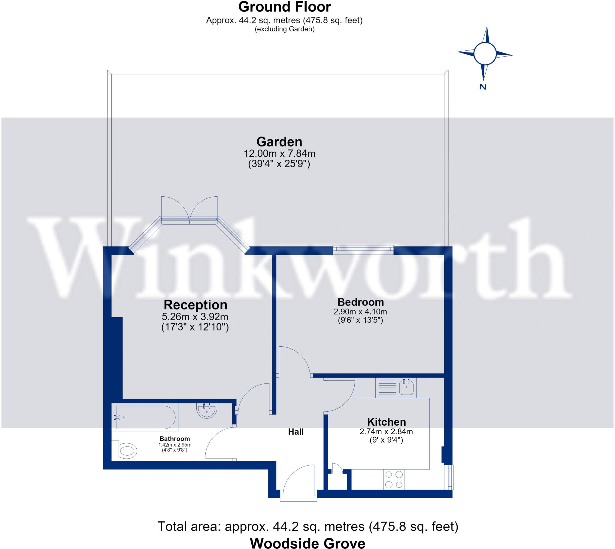 Woodside Grove, Finchley, London, N12 floorplan