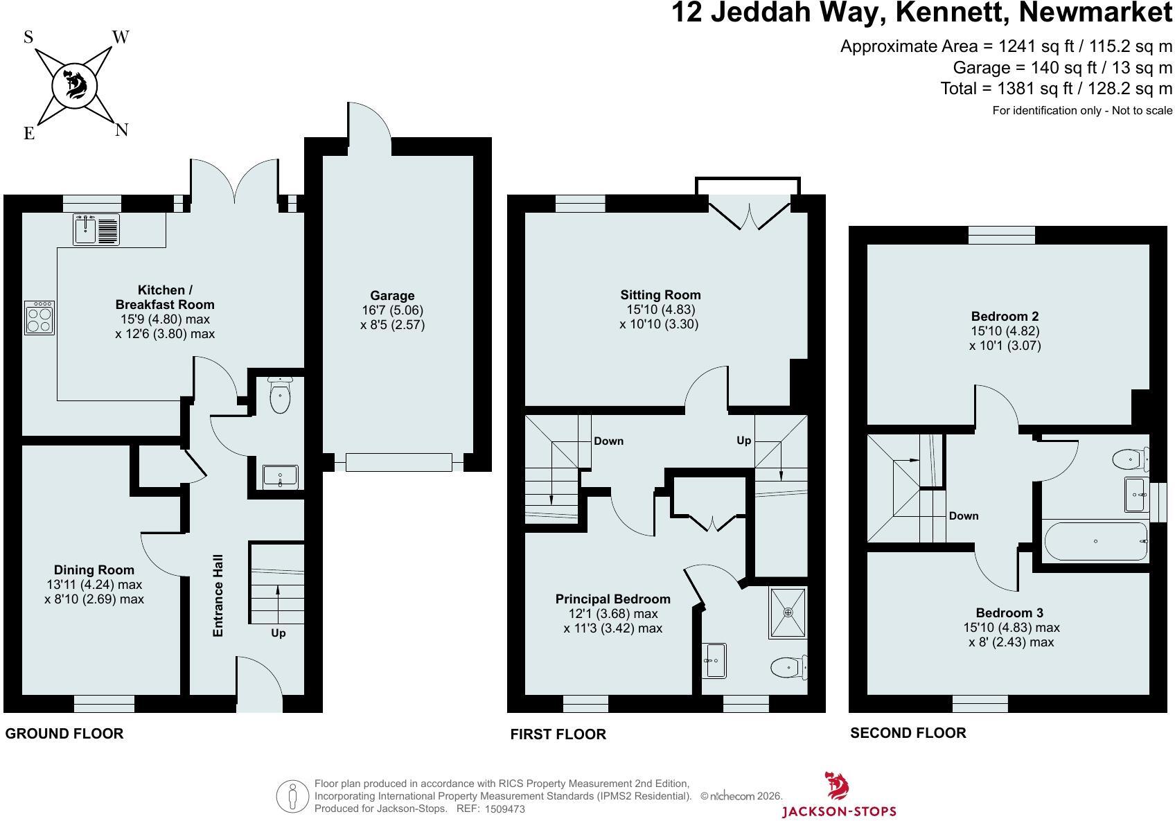 12, Jeddah Way, Kennett, Newmarket, Suffolk, CB8 floorplan